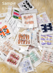 Nails mixed sizes and length wholesale (mainly for Xs and S sizes)-Jasmine