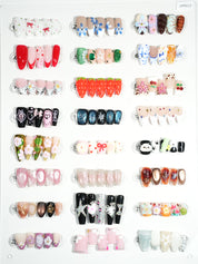 zb96..Colorful protective nails