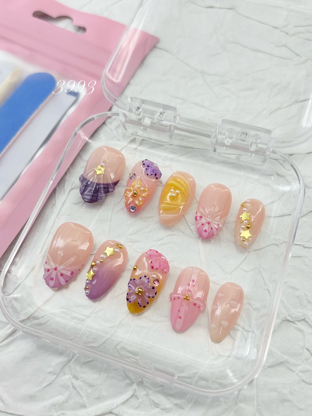 zb14..A wide variety of beautiful nail art styles for wearing