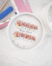 zb14..A wide variety of beautiful nail art styles for wearing