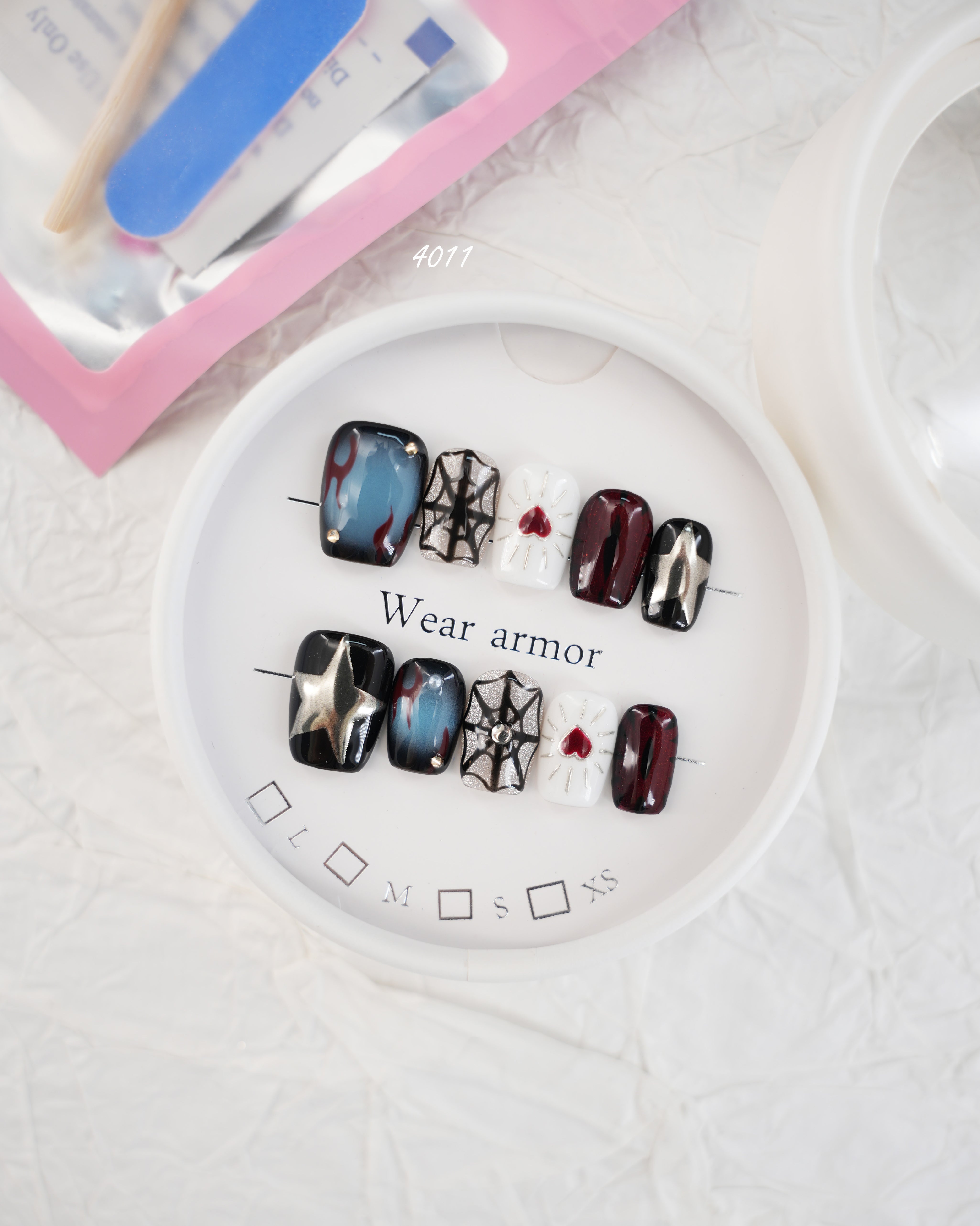 zb14..A wide variety of beautiful nail art styles for wearing