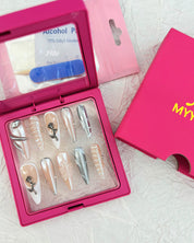 zb14..A wide variety of beautiful nail art styles for wearing