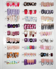 zb14..A wide variety of beautiful nail art styles for wearing
