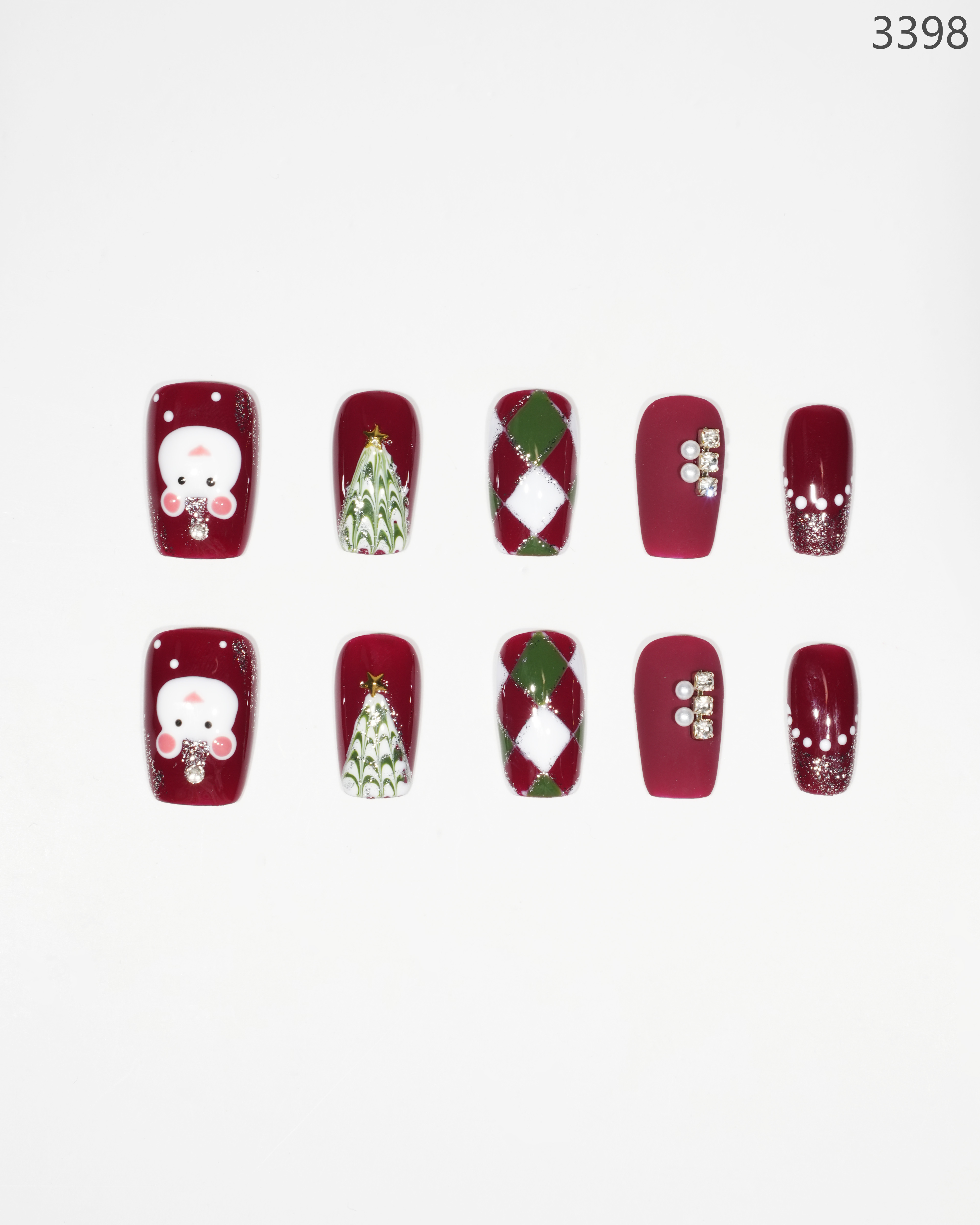 zb23..Christmas costume display boards in various styles